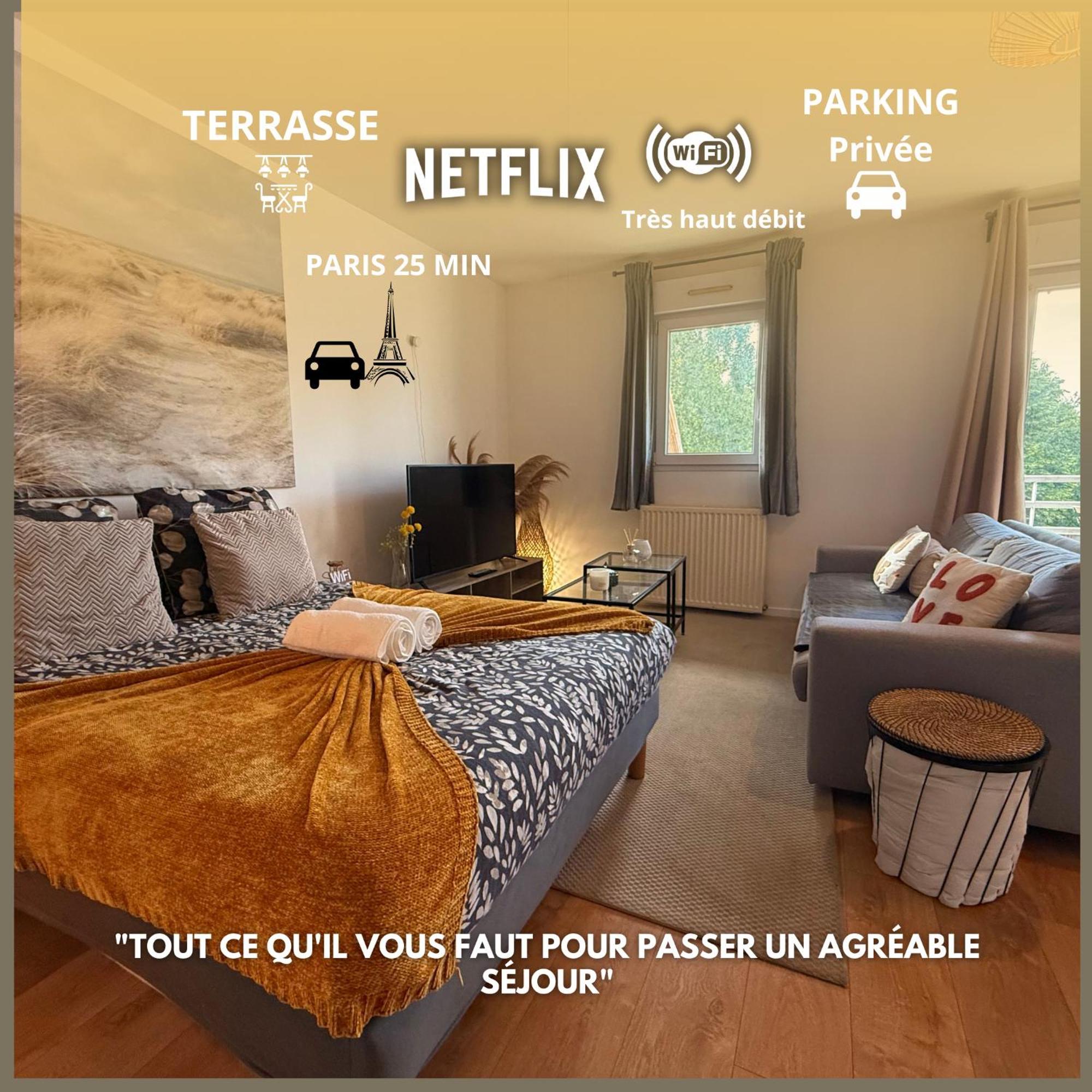 Les Dunes Studio Ideal Couple,Solo,Famille&Pro Vitry-sur-Seine Εξωτερικό φωτογραφία